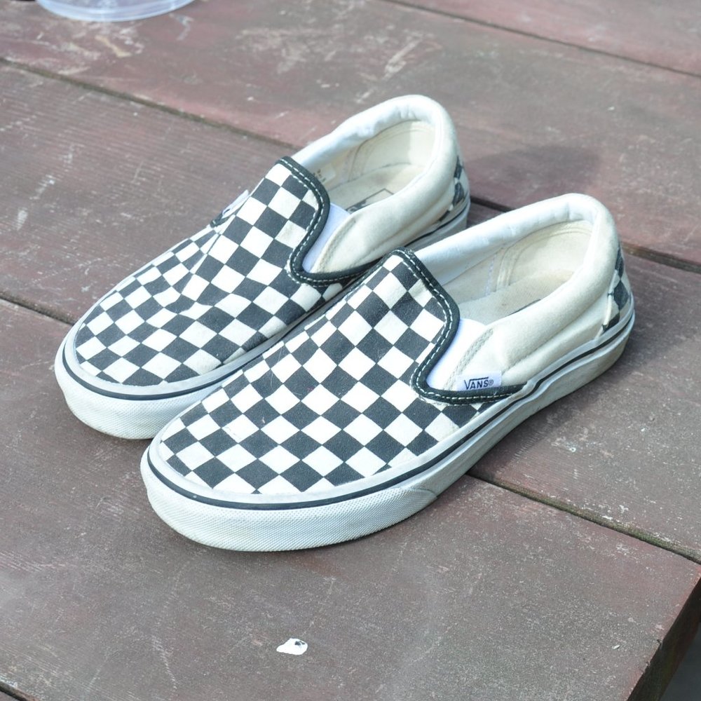 Vans slip-on checkerboard Womens 6.5